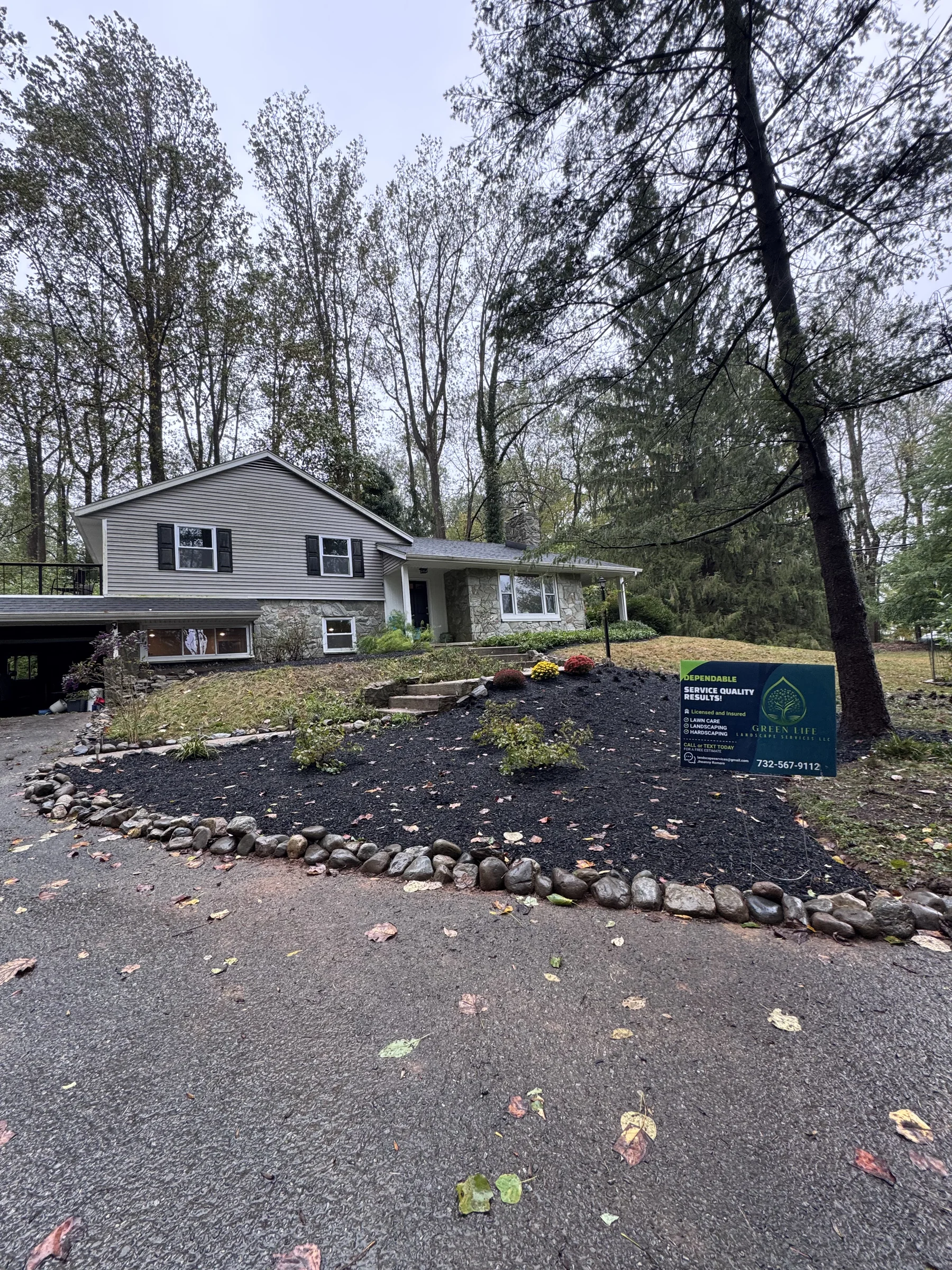Stone Retaining Wall